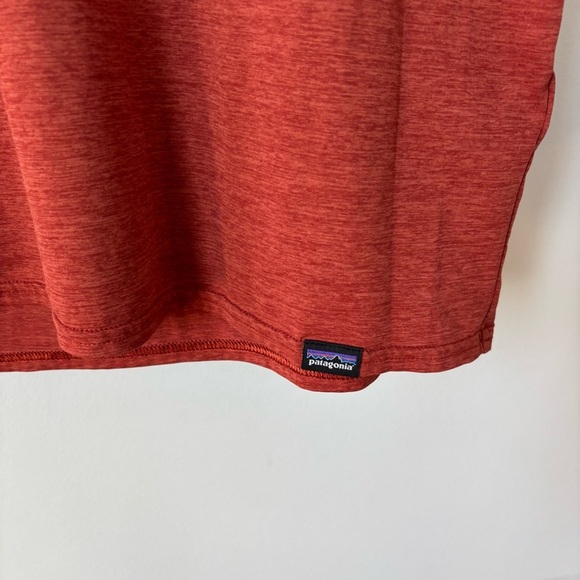 Patagonia Capilene Live Simply Guitar Decal Short Sleeve Shirt Size M - Picture 2 of 6